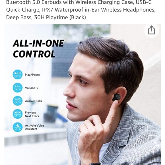 Ear Fun wireless earbuds - Picture 3 of 4
